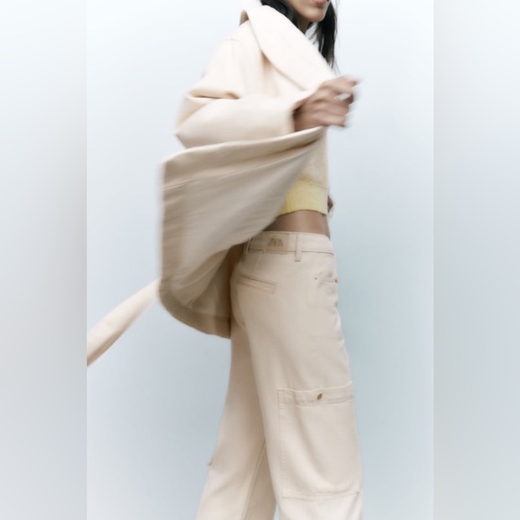 Zara Straight Cargo Jean Z1975 Size 14 New with tags - Picture 3 of 16